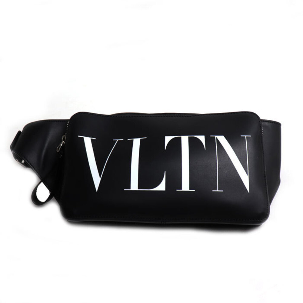 VALENTINO Valentino VLTN logo body bag, black, 2Y2B0719WJW, men's.